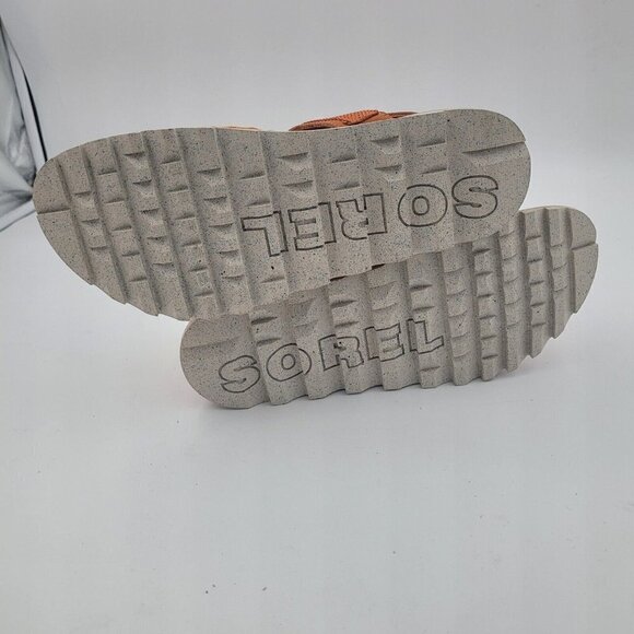 NEW Sorel Roaming Decon Slingback Sandals Mesh Leather Orange Women's Size 7 - Picture 10 of 12